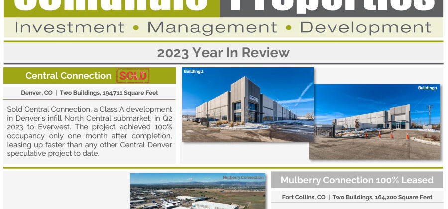 Comunale Properties - 2023 Year In Review